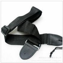 Manufacturer direct sales 30 inch -41 inch folk songs wood guitar braces for universal harness black guitar shoulder strap leather head back strap