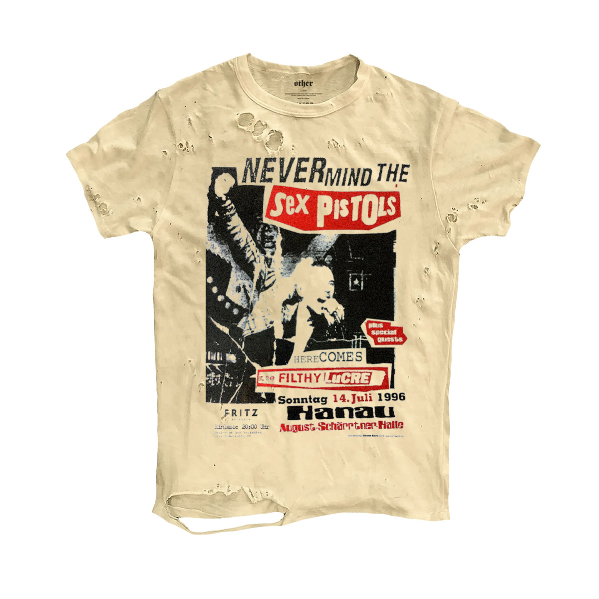 FILTHY LUCRE T-SHIRT - Sex Pistols Official Store Sex Pistols 1996