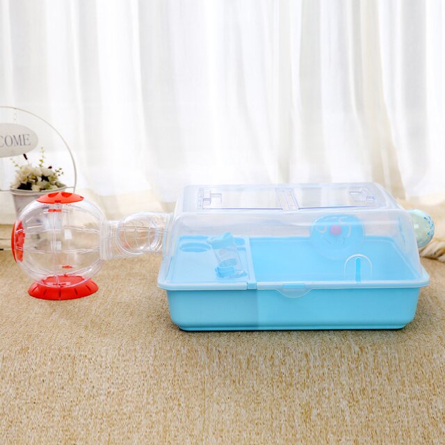 Pet Bore Transparent Viewing Cage Luxury Villa Hamster Cage Pipe Cage DIY