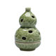 Zen-Inspired Celadon Gourd-Shaped Incense Burner Ornament for Home Indoor Tea Ceremony Creative Chinese-Style Incense Holder Incense Burner Incense Device Incense Burner