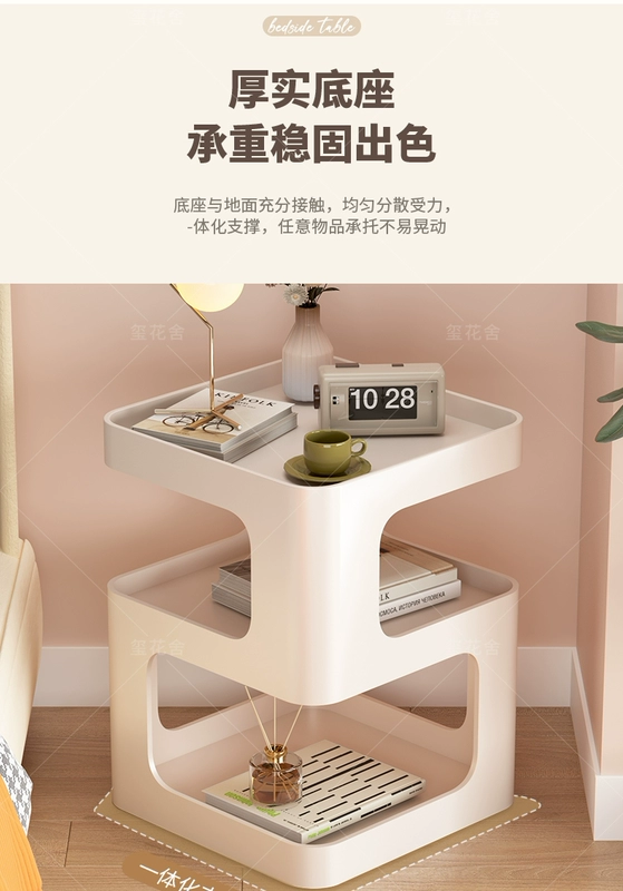 Sofa bên tủ nhẹ sang trọng cao cấp bàn đầu giường sắt rèn đơn giản hiện đại sáng tạo tủ đầu giường phòng khách bàn phụ bàn nhỏ tu dau giuong dep kệ tủ để đầu giường