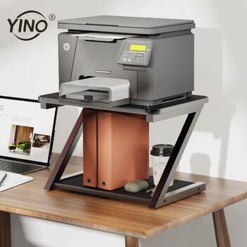 Yino mobile floor-standing office desk storage printer copy machine rack under desk bottom rack document storage rack