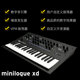 Keyin MINILOGUE-XDWAVESTATE 37-key 4-voice polyphony 16-step programming analog synthesizer