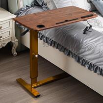 Movable bedside table foldable laptop table lift table bed sofa small table lazy table book