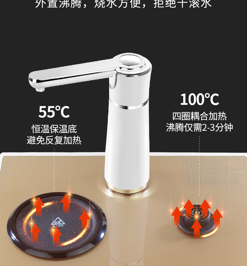 máy lọc nước toshiba Máy pha trà haier tự động cung cấp nước mới thông minh nóng lạnh dọc đôi máy nước để bàn - Nước quả máy lọc nước cnc