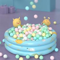 Ocean Ball Pool Decorative Ball Bubble Bobo Indoor Ball Inflatable Macaron Playground Plastic Toy Home Safety