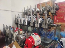 Second-hand electric scissors vertical cutting machine cutting bed automatic sharpening black diamond high-power ocean hand-held cloth cutting machine