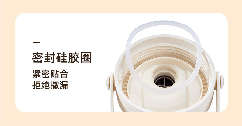 【中国直邮】希乐 大容量运动健身水壶 灰色 1240ML 2024新款耐高温 带茶仓