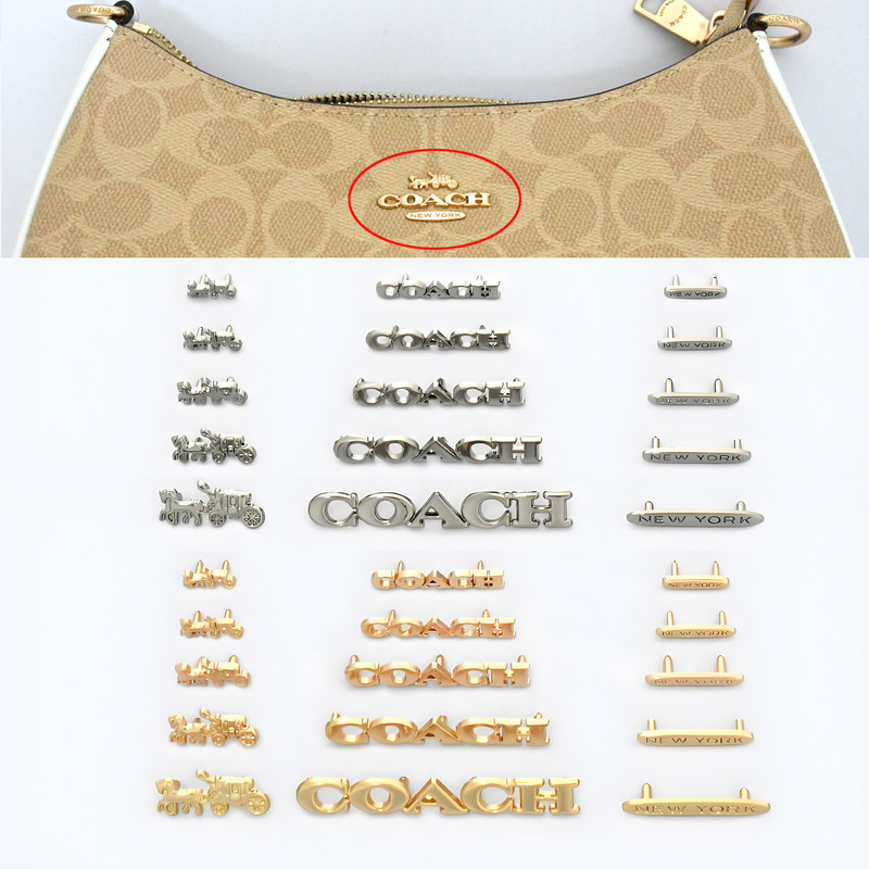 Suitable for Coach Carriage Letter Logo Tote Bag, Bucket Bag Accessories, Repair Hardware Parts