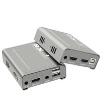 Walker Xun HDMI KVM optical transmitter and receiver with USB optical fiber extension transceiver USB key rat infrared monitoring projection audio-video synchronization 20 km transmission FC SC single mode multimode single core 20