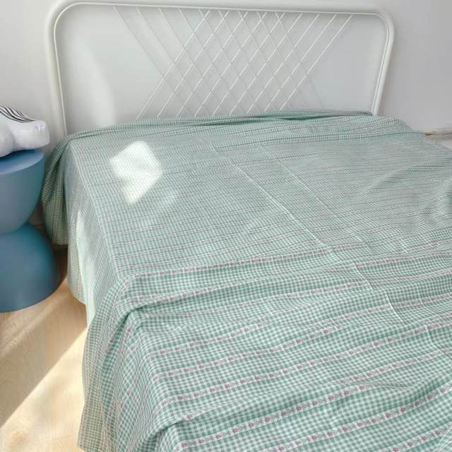 Summer cartoon children's cool ice silk single bed bamboo fiber soft cool mat sheets available in multiple colors 180230