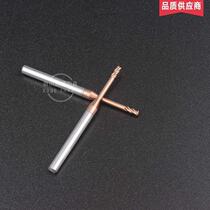 Tungsten reinforced steel deep groove round nose cutter long neck micro small diameter deep hole groove bull nose cutter overall alloy nose avoidance round milling cutter