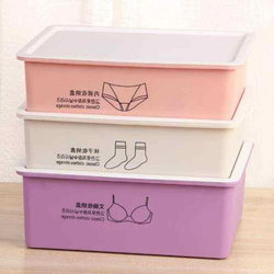 Cosmetics storage box storage box printed compartment storage box underwear underwear socks storage box storage box