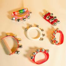 Kindergarten string bell hand bell Orff percussion instrument hand bell music class bell teaching aids childrens performance equipment