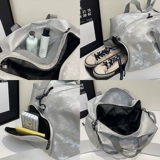 Сумка через плечо для плавания с разделителями, вместительная и большая спортивная сумка, одежда для йоги, портативная сумка-органайзер, барсетка, водонепроницаемая сумка для путешествий