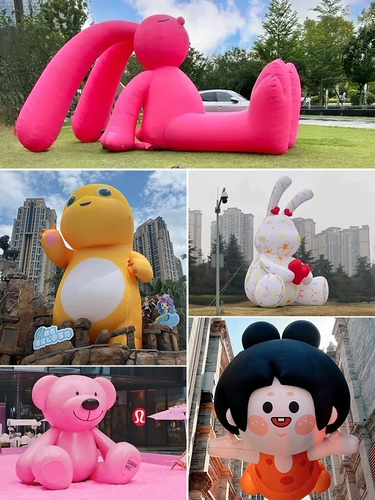 Надувная вентиляционная вентиляция модель мультфильма Парки атмосфера на заказ скалолаза