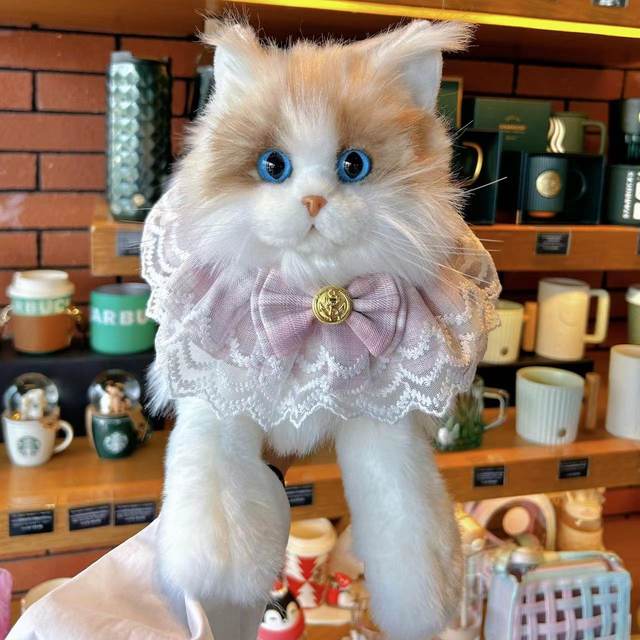 Simulated Cat Doll Ragdoll Cat Plush Toy for Children Girls Birthday Gift 2024 Trending Hot Item