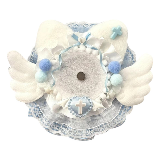 Baji Protective Cover Plush Two-Dimensional 75mm58 Badge Millet Pain Bag Gumei Storage Pendant Out Cat Ears 63