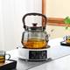 New Thickened Heat-Resistant Glass Teapot with Handle, Modern and Simple Design, High-Temperature Resistant, Large Capacity, Suitable for Steaming and Boiling, Specifically for Electric Ceramic Stoves