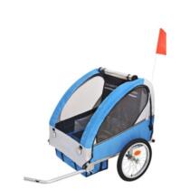 Bicycle 30050671 rear childrens hanging folding trailer trolley mountain biking equipment childrens two-seater hiking pro