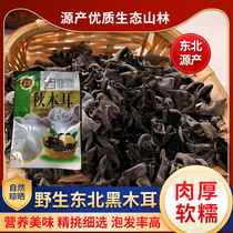 Northeast specialty black fungus new dry goods 500g non-special autumn fungus thick fleshy rootless small bowl ear new goods