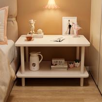 Bedside rack bedroom simple bedside cabinet simple removable simple modern clip gap solid wood bedside table