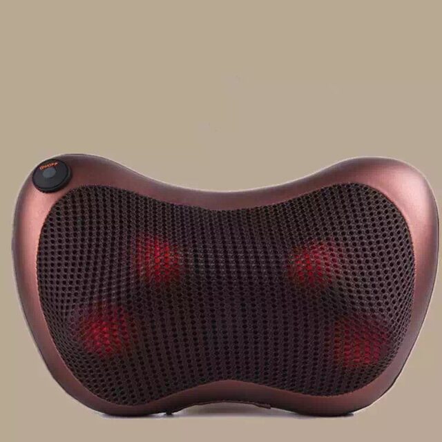 Waist, Cervical Spine, Neck, Waist, Shoulder, Back, and Lumbar Massager, Car-Mounted, Home-Use Electric Cushion Massage Pillow