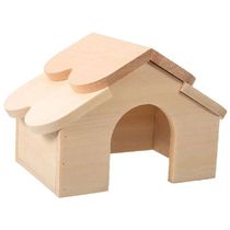 Hamster Cabin Toys Rat Supports Wooden Hideout Ladder House