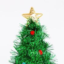 Spot Christmas hat rain silk Christmas tree hat festive atmosphere decoration accessories scene layout Christmas small gifts customization