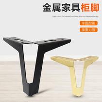 TV Cabinet Feet Support Leg Tea Table Feet Bath Cabinet Feet Furniture Feet Light Lavish Metal Feet Sofa Feet Five Gold Accessories Set