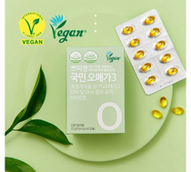 Korean direct mail Petit Omega 3 plant-based DHA Vitamin E for pregnant women 550mg*60 capsules