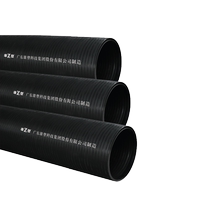 Male plastic HDPE hollow wall winding pipe environmentally-friendly sewerage reinforcement hollow wall wound pipe bellows with flared opening