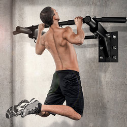 Pull-up device wall punched horizontal bar home indoor wall single parallel bar fixed single bar home fitness equipment