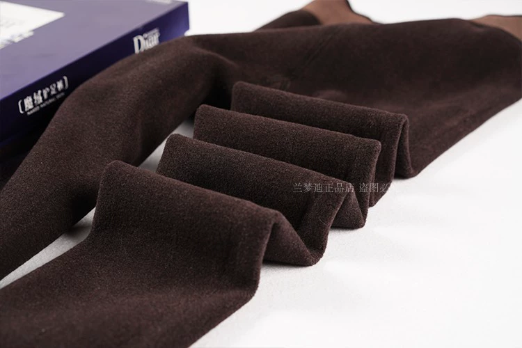 Lan Mengdi diear xà cạp đích thực nữ mùa đông mặc skinny cashmere bảo vệ chân một romper vớ 9365 tất vớ nam nữ đẹp