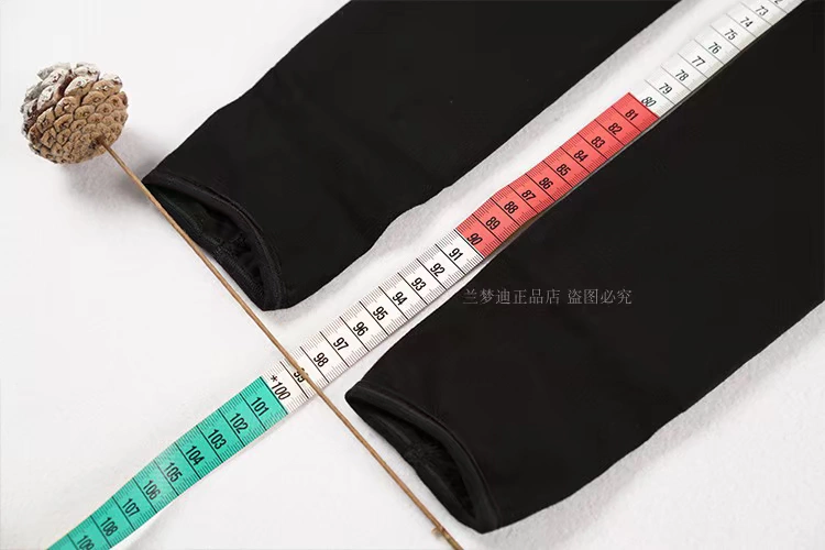 Xà cạp Lan Mengdi đích thực diear đồng ion kháng khuẩn nữ mùa đông mặc skinny chân một quần vớ 9363