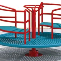 Kindergarten seesaw large outdoor double childrens iron frame spring seesaw community rocking amusement direct sales