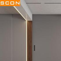 SCON custom LED line light linear cabinet light exhibition cabinet light strip lamp aluminium groove lamp office lamp hard light strip