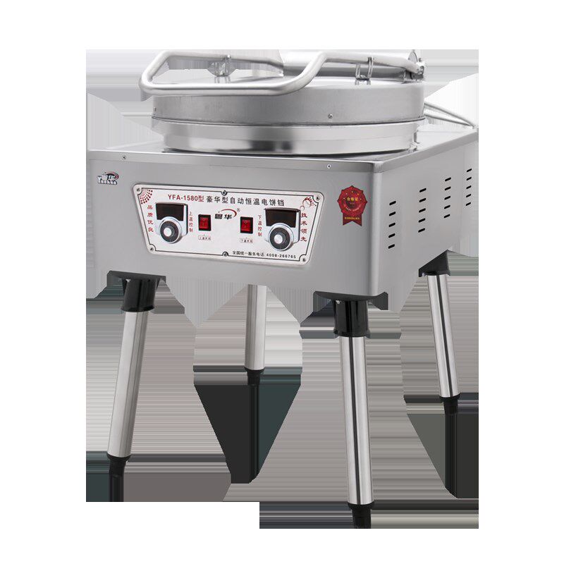 New product Yuehua 1580 cast n-tube electric baking pan commercial suspended high-power sauce pancake machine layer cake