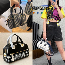 Paige Dior Dior womens new Oblique presbyopic bowling bag portable shoulder crossbody bag