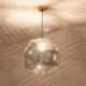 Nordic Simple Modern Creative Cafe Bar Single-Head Restaurant Bar Counter Dining Room Clothing Store Chandelier Multi-Faceted Ball Lamp