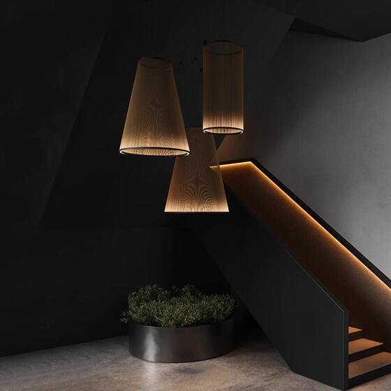 Spanish Vibia Array Tassel Restaurant Chandelier Designer Villa Living Room Hotel Loft Staircase Chandelier