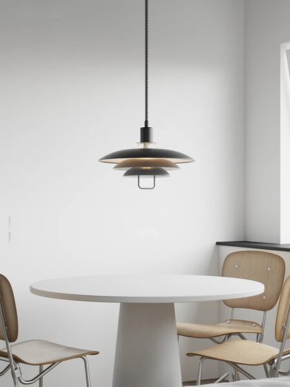 Danish Ph5 Retractable Dining Room Chandelier Nordic Japanese Minimalist Bar Counter Dining Table Designer Adjustable Ufo Lamp
