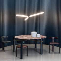French-Style Long Pendant Light, Shopping Mall Pendant Light, Restaurant Dining Table Model Room Designer 360-Degree Light-Emitting Design Led Light
