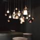 Nordic Italian Designer Pentaglo Restaurant Bar Bubble Glass Multi-Head Combination Staircase Long Small Pendant Light