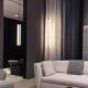 Postmodern Light Luxury Triangular Led Metal Strip Chandelier Bedroom Bedside Dining Room Living Room Designer Decorative Lamp