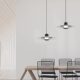 Nordic Minimalist Restaurant Glass Pendant Light, Post-Modern Living Room Personality Wall Lamp, Bedroom Bedside Creative Designer Lighting