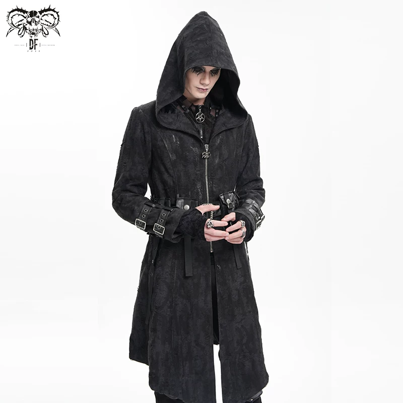 Мужская куртка в стиле стимпанк эпохи пустошей в блейзере Devil fashion [CT251]