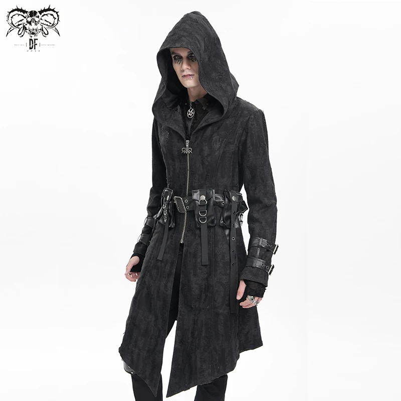 Мужская куртка в стиле стимпанк эпохи пустошей в блейзере Devil fashion [CT251]