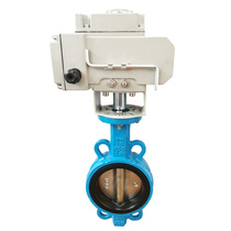 Electric butterfly valve D971X-16 wafer stainless steel valve DN50 65 80 100 125 150 DN200