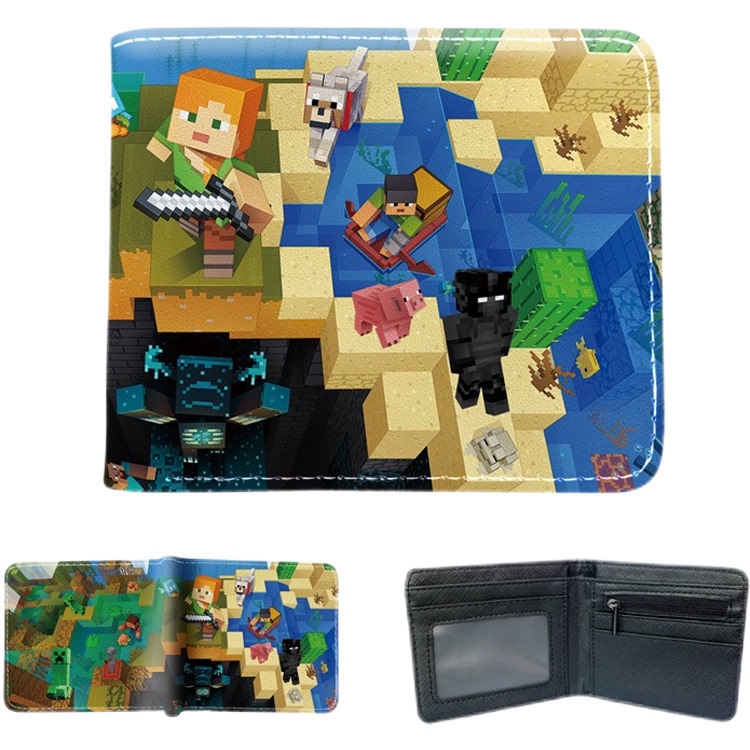 Virtual World Roblox Game Peripheral Wallet Printed Short Folding Card Holder for Men and Women Cartoon Coin Purse Virtual World Roblox Game Peripheral Wallet Printed Short Folding Card Holder for Men and Women Cartoon Coin Purse